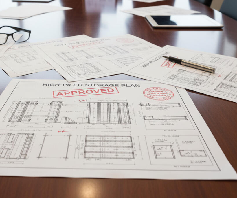 Approved High Piled Storage Permit Plans Florida